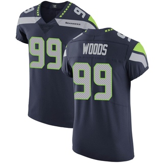 Elite Al Woods Men's Seattle Seahawks Team Color Vapor Untouchable Jersey - Navy