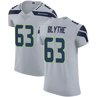 Elite Austin Blythe Men's Seattle Seahawks Alternate Vapor Untouchable Jersey - Gray