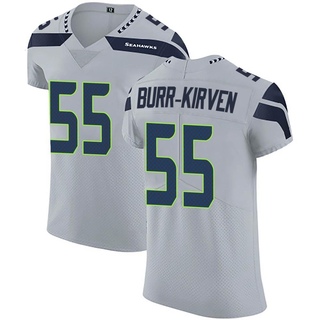 Elite Ben Burr-Kirven Men's Seattle Seahawks Alternate Vapor Untouchable Jersey - Gray