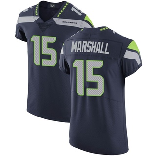 Elite Brandon Marshall Men's Seattle Seahawks Team Color Vapor Untouchable Jersey - Navy