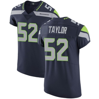 Elite Darrell Taylor Men's Seattle Seahawks Team Color Vapor Untouchable Jersey - Navy