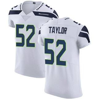 Elite Darrell Taylor Men's Seattle Seahawks Vapor Untouchable Jersey - White