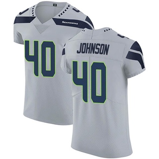 Elite Darryl Johnson Men's Seattle Seahawks Alternate Vapor Untouchable Jersey - Gray
