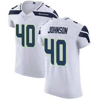 Elite Darryl Johnson Men's Seattle Seahawks Vapor Untouchable Jersey - White