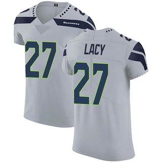 Elite Eddie Lacy Men's Seattle Seahawks Alternate Vapor Untouchable Jersey - Gray