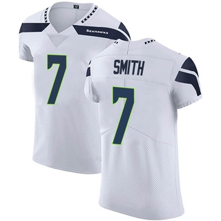 Elite Geno Smith Men's Seattle Seahawks Vapor Untouchable Jersey - White