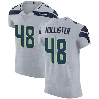 Elite Jacob Hollister Men's Seattle Seahawks Alternate Vapor Untouchable Jersey - Gray