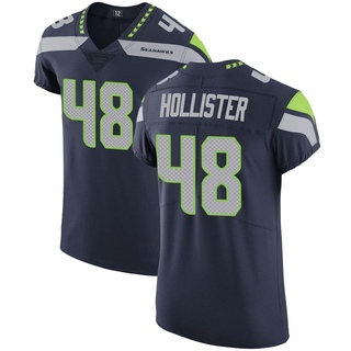 Elite Jacob Hollister Men's Seattle Seahawks Team Color Vapor Untouchable Jersey - Navy