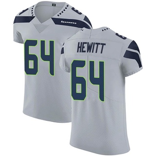 Elite Jarrod Hewitt Men's Seattle Seahawks Alternate Vapor Untouchable Jersey - Gray