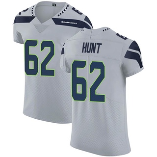 Elite Joey Hunt Men's Seattle Seahawks Alternate Vapor Untouchable Jersey - Gray