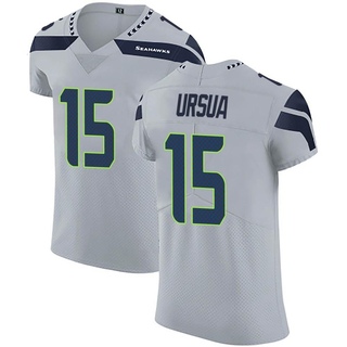 Elite John Ursua Men's Seattle Seahawks Alternate Vapor Untouchable Jersey - Gray