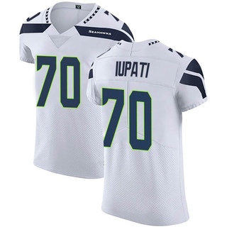 Elite Mike Iupati Men's Seattle Seahawks Vapor Untouchable Jersey - White