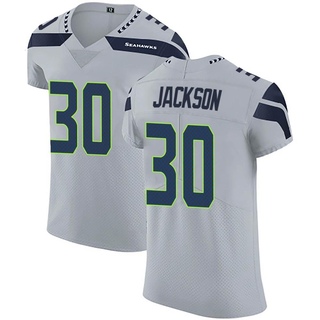 Elite Mike Jackson Men's Seattle Seahawks Alternate Vapor Untouchable Jersey - Gray