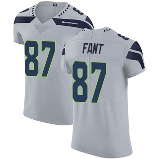 Elite Noah Fant Men's Seattle Seahawks Alternate Vapor Untouchable Jersey - Gray