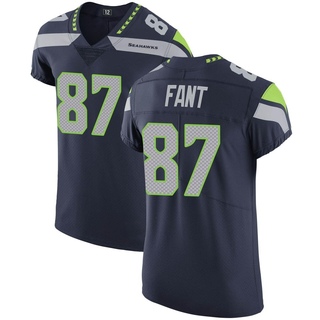 Elite Noah Fant Men's Seattle Seahawks Team Color Vapor Untouchable Jersey - Navy