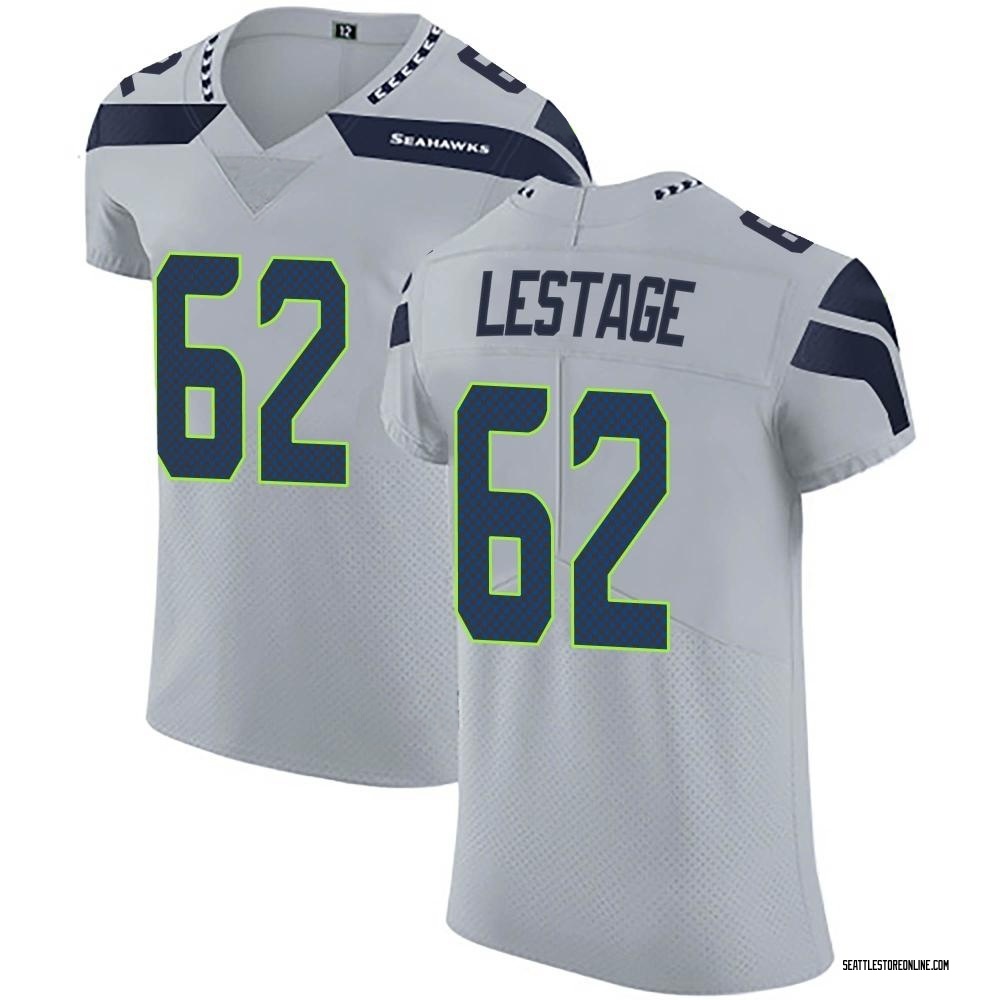 Elite Pier-Olivier Lestage Men's Seattle Seahawks Alternate Vapor Untouchable Jersey - Gray
