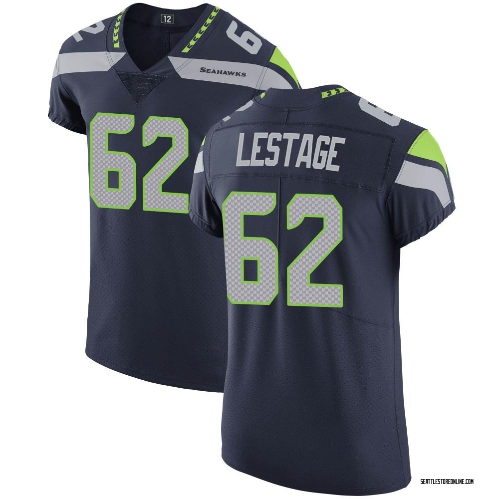 Elite Pier-Olivier Lestage Men's Seattle Seahawks Team Color Vapor Untouchable Jersey - Navy