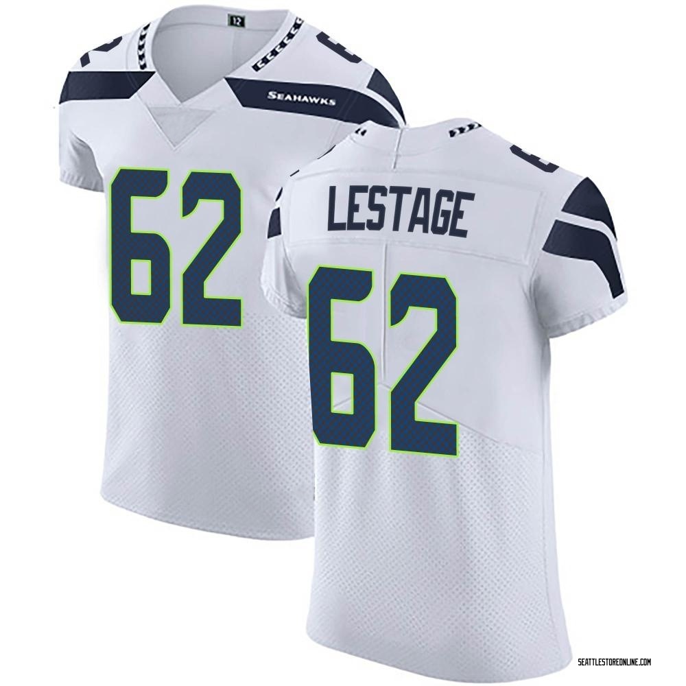 Elite Pier-Olivier Lestage Men's Seattle Seahawks Vapor Untouchable Jersey - White