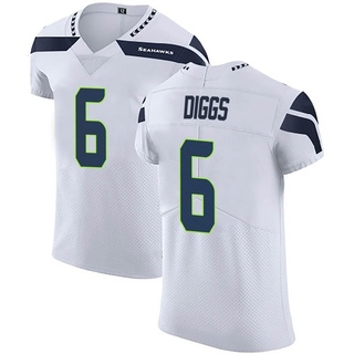 Elite Quandre Diggs Men's Seattle Seahawks Vapor Untouchable Jersey - White