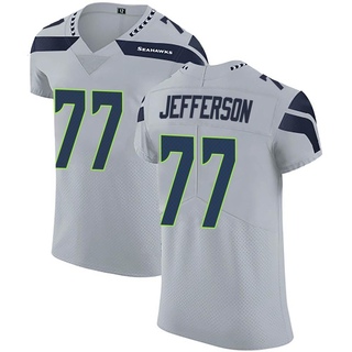 Elite Quinton Jefferson Men's Seattle Seahawks Alternate Vapor Untouchable Jersey - Gray