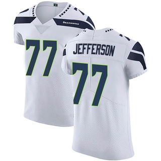 Elite Quinton Jefferson Men's Seattle Seahawks Vapor Untouchable Jersey - White