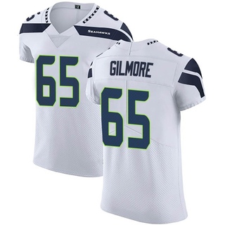 Elite Shamarious Gilmore Men's Seattle Seahawks Vapor Untouchable Jersey - White