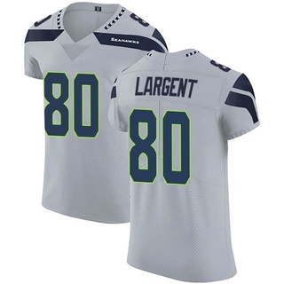 Elite Steve Largent Men's Seattle Seahawks Alternate Vapor Untouchable Jersey - Gray