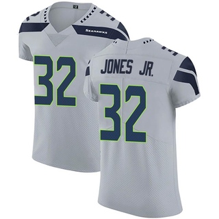 Elite Tony Jones Jr. Men's Seattle Seahawks Alternate Vapor Untouchable Jersey - Gray