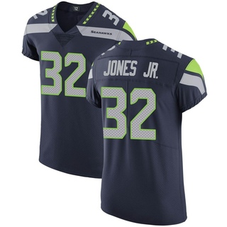 Elite Tony Jones Jr. Men's Seattle Seahawks Team Color Vapor Untouchable Jersey - Navy