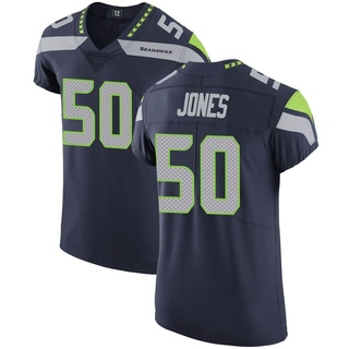 Elite Vi Jones Men's Seattle Seahawks Team Color Vapor Untouchable Jersey - Navy