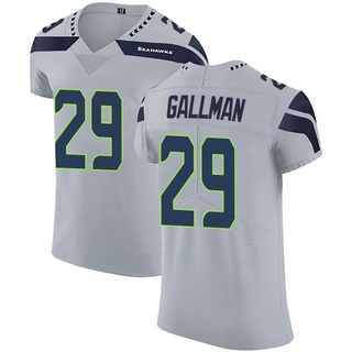 Elite Wayne Gallman Men's Seattle Seahawks Alternate Vapor Untouchable Jersey - Gray