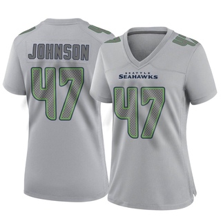 Game Alexander Johnson Women's Seattle Seahawks Atmosphere Fashion Jersey - Gray