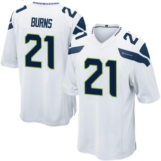 Game Artie Burns Youth Seattle Seahawks Jersey - White