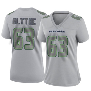 Game Austin Blythe Women's Seattle Seahawks Atmosphere Fashion Jersey - Gray