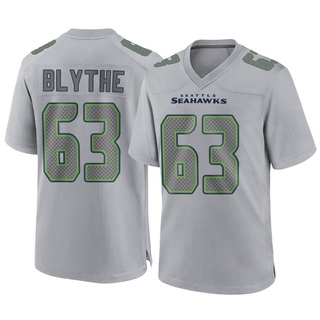 Game Austin Blythe Youth Seattle Seahawks Atmosphere Fashion Jersey - Gray