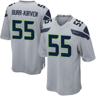 Game Ben Burr-Kirven Men's Seattle Seahawks Alternate Jersey - Gray