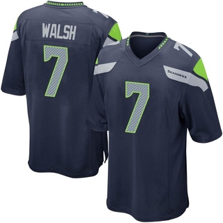 Game Blair Walsh Men's Seattle Seahawks Team Color Jersey - Navy