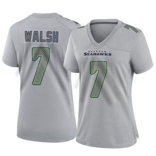 Game Blair Walsh Women's Seattle Seahawks Atmosphere Fashion Jersey - Gray