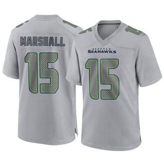 Game Brandon Marshall Men's Seattle Seahawks Atmosphere Fashion Jersey - Gray