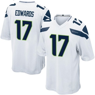 Game Braylon Edwards Youth Seattle Seahawks Jersey - White