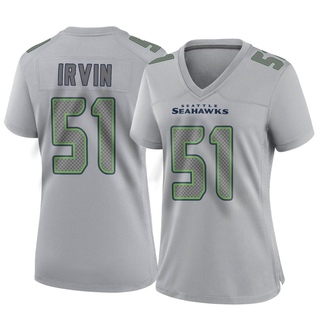 Game Bruce Irvin Women's Seattle Seahawks Atmosphere Fashion Jersey - Gray