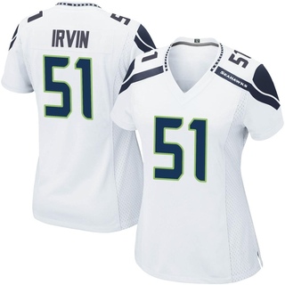 Game Bruce Irvin Women's Seattle Seahawks Jersey - White