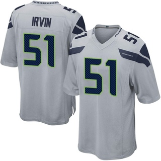 Game Bruce Irvin Youth Seattle Seahawks Alternate Jersey - Gray