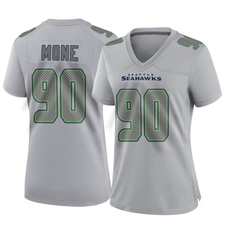 Game Bryan Mone Women's Seattle Seahawks Atmosphere Fashion Jersey - Gray