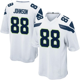 Game Cade Johnson Men's Seattle Seahawks Jersey - White