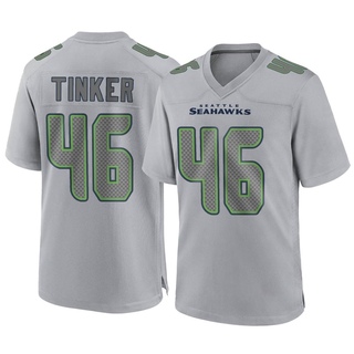 Game Carson Tinker Men's Seattle Seahawks Atmosphere Fashion Jersey - Gray