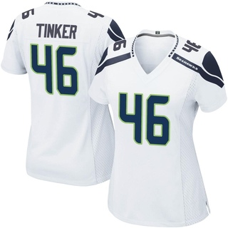 Game Carson Tinker Women's Seattle Seahawks Jersey - White