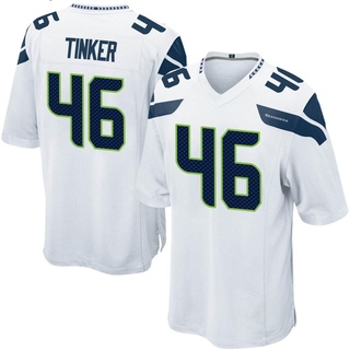 Game Carson Tinker Youth Seattle Seahawks Jersey - White