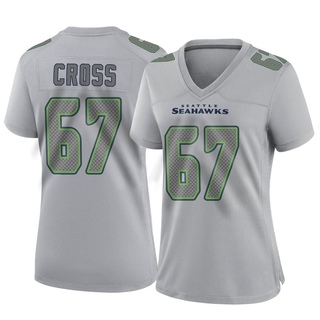 Game Charles Cross Women's Seattle Seahawks Atmosphere Fashion Jersey - Gray