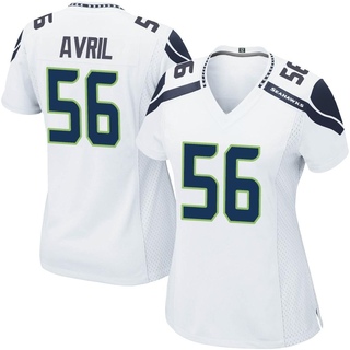 Game Cliff Avril Women's Seattle Seahawks Jersey - White